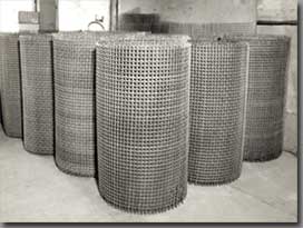 Wellengitter auf Rollen